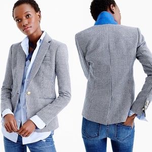 J. Crew Campbell Blazer Micro Houndstooth